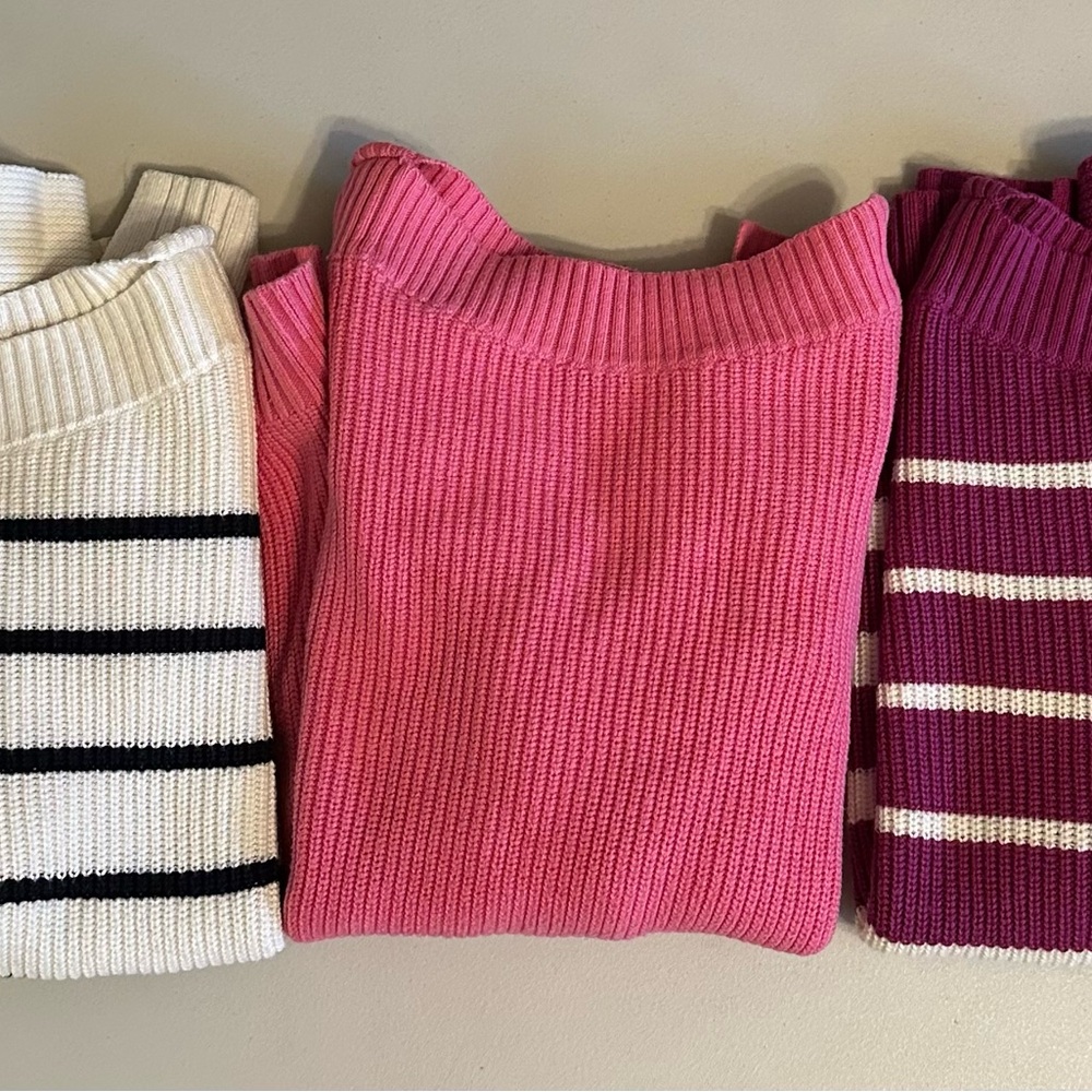 Three Talbots Sweaters: Size Petite-Petite